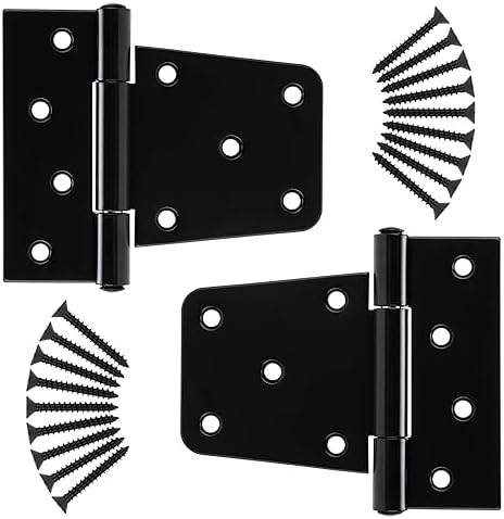 HILLMASTER 35 Inch Heavy Duty Gate Hinges 2 Pack