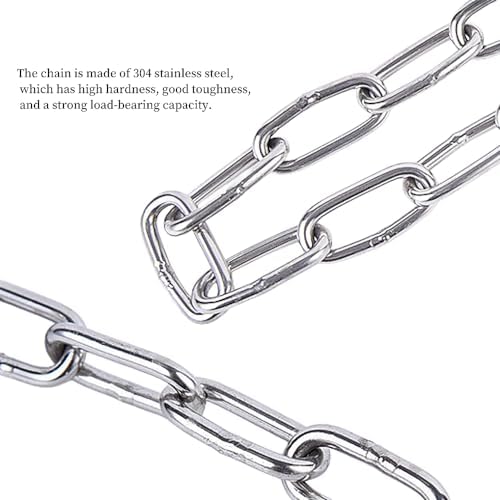 2Pcs Heavy Duty Gate Chain Lock with 4 Quick Connect Buckles