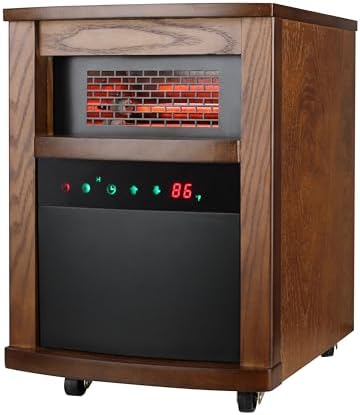 Comfort Glow 1500W Electric Space Heater with Remote Control