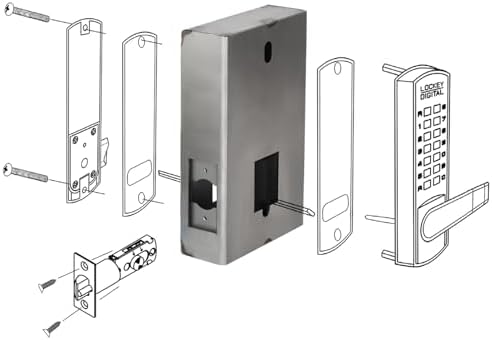 GB2020 Gate Lock Box for Double Keypad Mechanical Locks