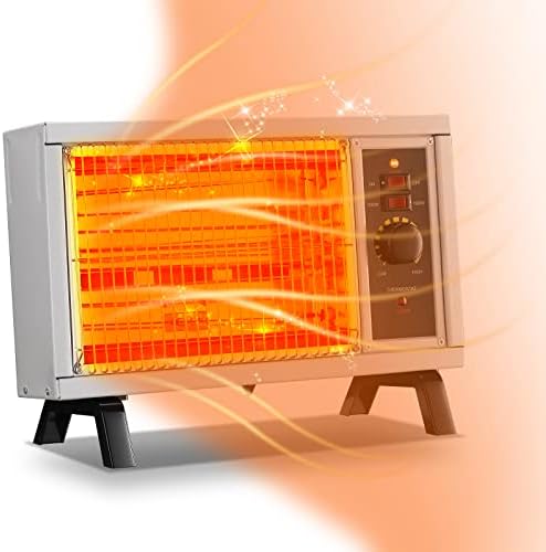 JASUN Electric Space Heater Fast Heating with Adjustable Thermostat