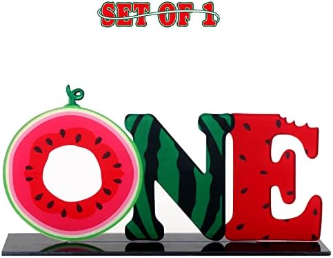LINGTEER Watermelon Birthday Table Centerpiece
