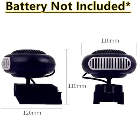 Dpofirs 170W Portable Battery Space Heater