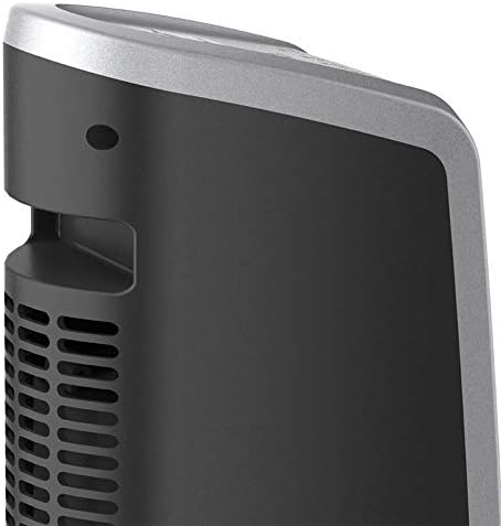 Lasko Oscillating Tower Space Heater 1500W 2 Speeds Silver
