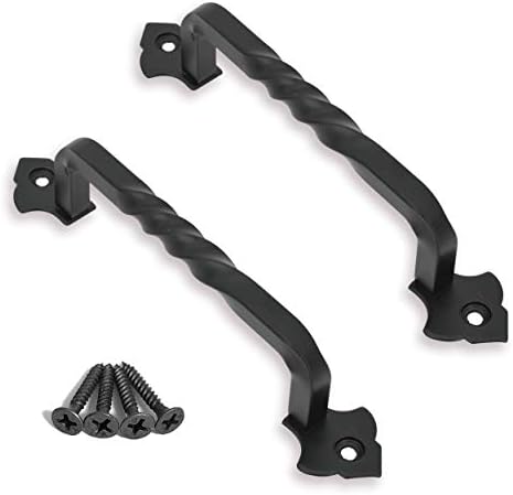OVOV 2 Pack Barn Door Pull Handle Hardware 6inch