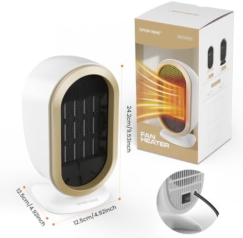 Tiptop Home Electric Space Heater with PTC Fast Heating