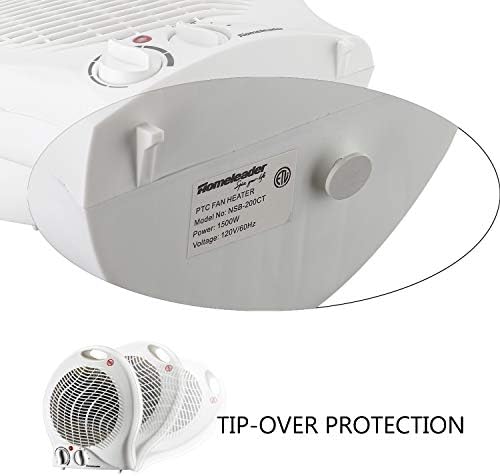 Homeleader Portable Fan Heater with Thermostat 1