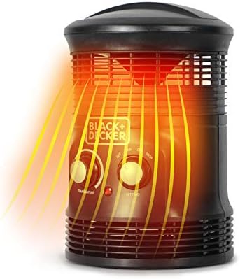 BlackDecker 360 Heater Fan Combo Portable Personal Space Heater