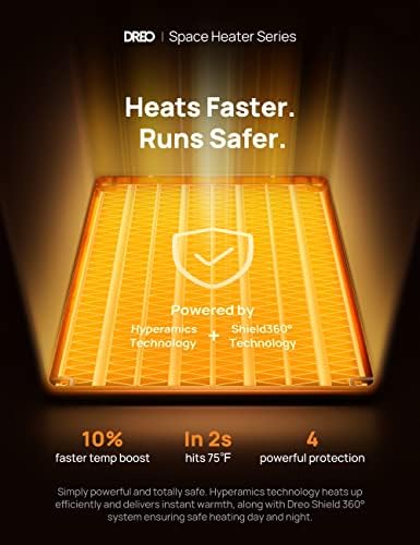 Dreo Smart Space Heater with Motion Sensor and Digital Thermostat