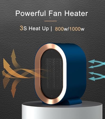 1200W Electric Space Heater with Fan for Quick 300 sq ft Heating