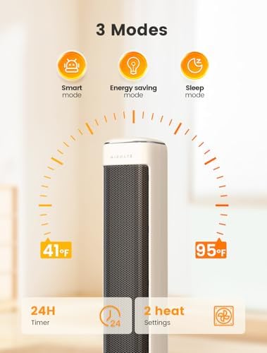 AIRMATE 25 Space Heater with Remote Control