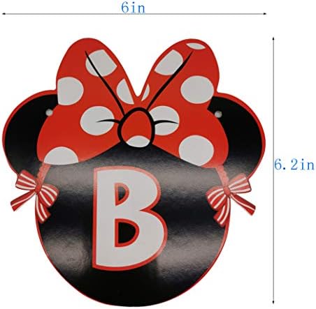 CHuangQi Minnie Birthday Banner Set