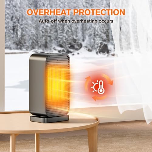 Flowbreeze 2-in-1 Space Heater Fan with Remote Control