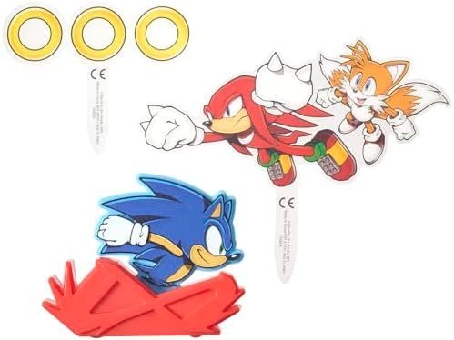 DecoSet Sonic The Hedgehog Cake Topper Set