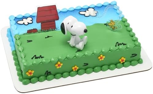 Peanuts Snoopy and Woodstock Cake Topper 3-Piece Set