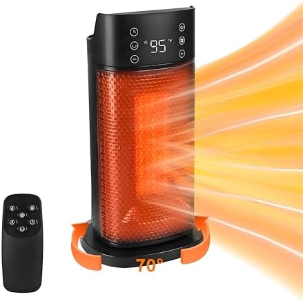 BNTET Portable Space Heater with Remote and Thermostat