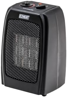 EZ-HEAT Electric Ceramic Space Heater with Thermostat and Fan