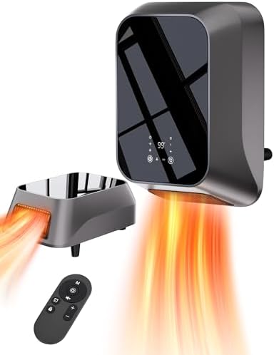 Uthfy 2 in 1 Wall Mount Space Heater with Towel Rack