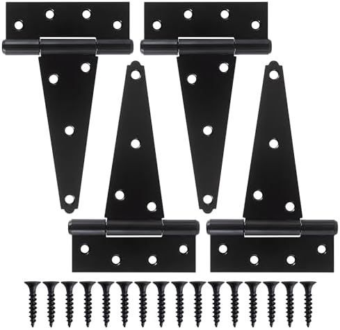 Smartini Co Heavy Duty 6-Inch T Strap Hinges