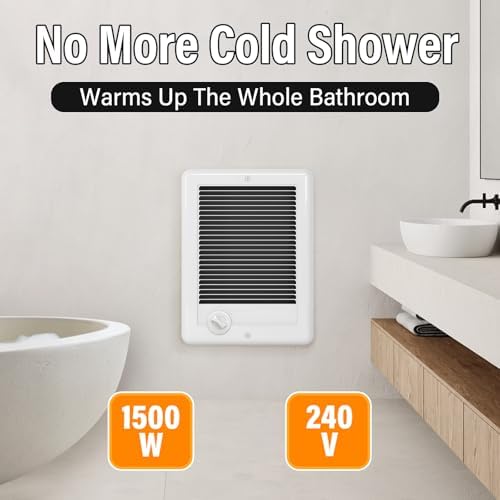 CSC152TW Electric Wall Heater with Thermostat
