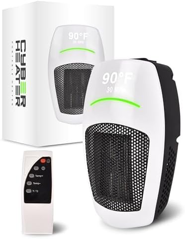 FREEZE2TRIM Cyber Heater 500W Electric Ceramic Space Heater