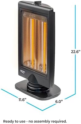 Comfort Zone Oscillating Space Heater - 800W