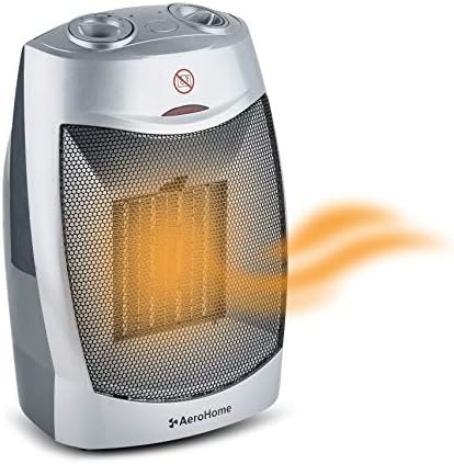 AeroHome 1500W Ceramic Space Heater with Thermostat