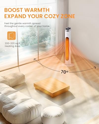 G-Ocean 34 Space Heater with Remote and Timer