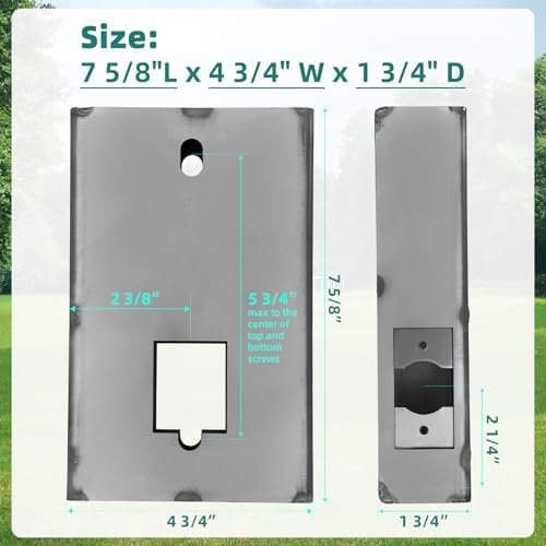 Casmer GB2020 Steel Gate Lock Box 60mm Backset