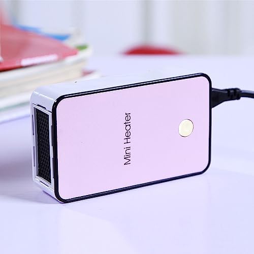 YOUCIDI Safety Energy-Saving Heater Pink Portable Room Warmer