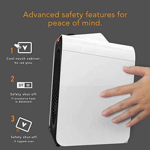 Vornado Velocity 3 Space Heater - White Small