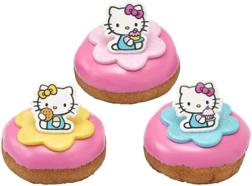 DecoPac Hello Kitty Cupcake Rings - 24 Pack 1