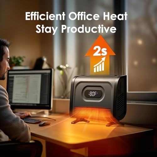 Air Choice 1500W Wall Mount Space Heater with Remote and Timer