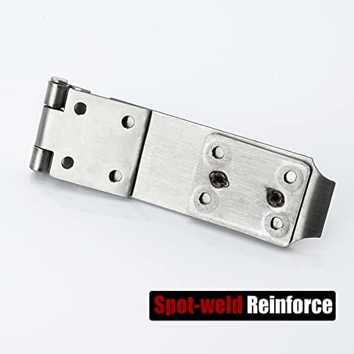JQK 5 Inch Door Hasp Latch Lock