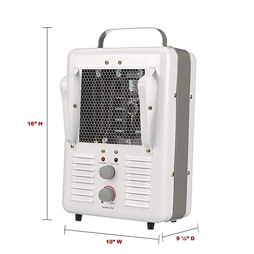TPI 188TASA Fan Forced Portable Heater - 1500W 120V Durable and Quiet