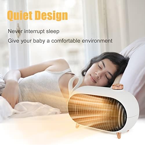 METKIIO Space Heater - Energy Efficient Quiet Retro Style