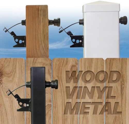 GH Gate Latch Dual Sided Operation for Wood Metal Vinyl Fences