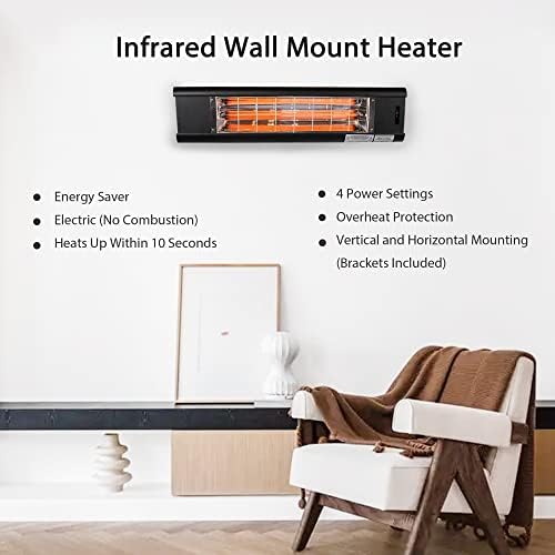 veito Aero 1500W Infrared Wall Heater