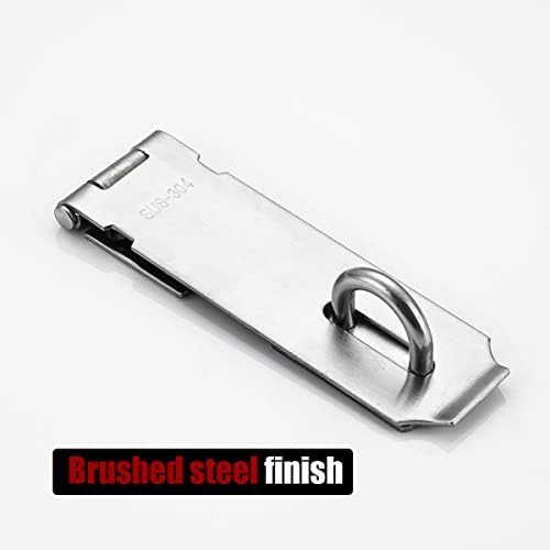 JQK 5 Inch Door Hasp Latch Lock