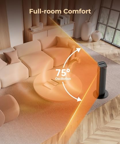 Abolee 26 Electric Heater with Remote and Oscillation