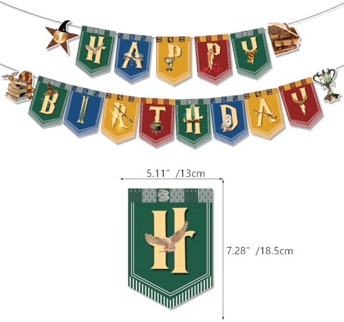 Magical Wizard Birthday Decor Kit with Balloons and Backdrop