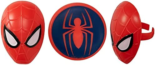 DecoPac Marvels Spider-Man Cupcake Rings - 24 Pack
