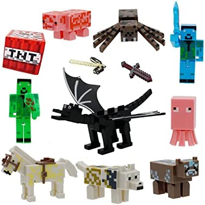 12Pcs Pixel Cake Topper Video Game Birthday Decoration DIY 1