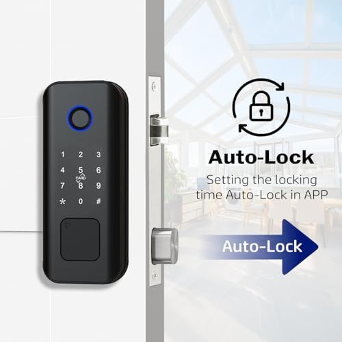 Gapiks Smart Door Lock with Fingerprint and App Control