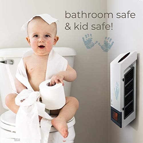 Heat Storm Wave Infrared Wall Heater with Remote Control and Thermostat