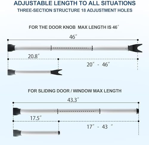 Rerishom Door Security Bar for Apartments and Hotels