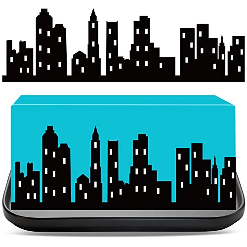 4 Piece City Scenic Cake Border Decorations
