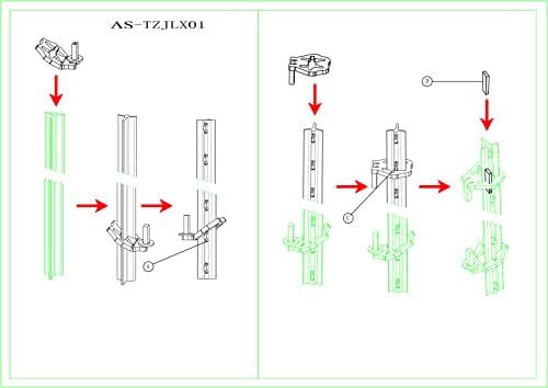 Adamoss T-Post Gate Hinge Pins for Farm Garden