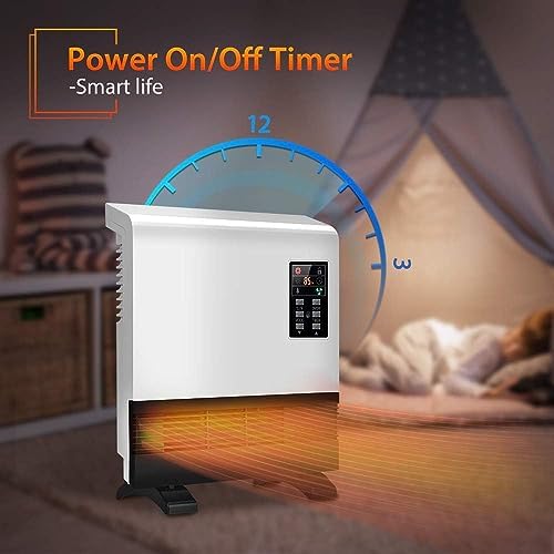 Airchoice 1500W Wall Stand Electric Heater with Timer and 3 Modes