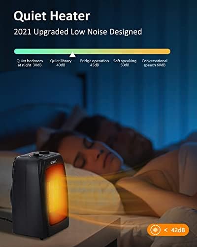 Shinic 1s Fast Heat White Electric Space Heater